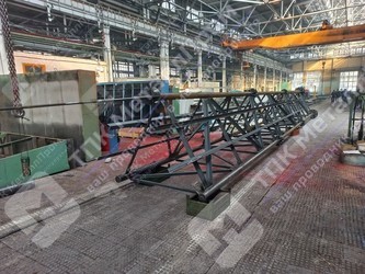 Изготовление трубчатой мачты фото