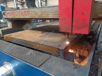 Резка газом металла толщиной 120 мм Резка газом металла толщиной 120 мм