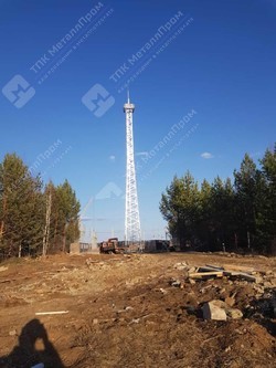 Сборка и установка прожекторной мачты ПМС-32,5 в Алапаевске Сборка и установка прожекторной мачты ПМС-32,5 в Алапаевске