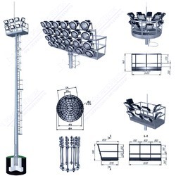Мачта освещения ОВС-25(28)-ПНК-л-II ОВС-25(28)-ПНК-л-II фото