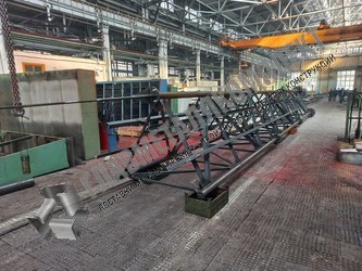 Изготовление трубчатой мачты фото