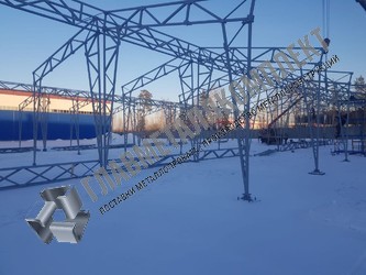 Металлические фермы для навеса фото 2