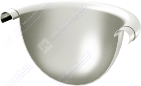 Заглушка желоба Аквасистем 125 RR20 белый