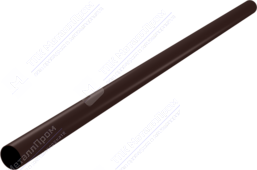 Труба водосточная Аквасистем 90 3м RR32 темно-коричневый