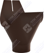 Воронка желоба Аквасистем 150 100 RAL8017 шоколад
