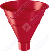 Воронка водосборная Аквасистем 100 RR29 красный