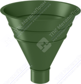 Воронка водосборная Аквасистем 100 P362 темно-зеленый