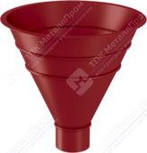 Воронка водосборная Аквасистем 90 RR28 темно-красный