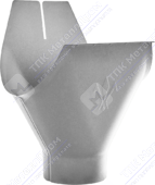 Воронка желоба Аквасистем 150 100 RR21 светло-серый