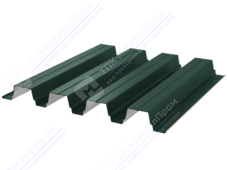 Профнастил полимер Н75 0,5 750/800 ПЭ RAL6005 зеленый мох