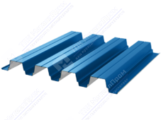 Профнастил полимер Н75 0,5 750/800 ПЭ RAL5015 синее небо