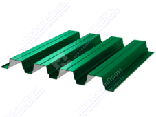 Профнастил полимер Н75 0,45 750/800 ПЭ RAL6029 зеленая мята