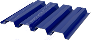 Профнастил полимер Н60 0,45 845/902 ПЭ RAL5002 ультрамарин