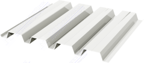 Профнастил полимер Н60 0,45 845/902 ПЭ RAL9003 сигнально-белый