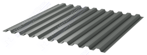 Профнастил полимер С21 0,45 ТУ 1000/1051 ПЭ RAL7005 темно-серый