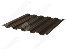 Профнастил полимер НС35 0,5 1000/1060 ПЭ RAL8017 шоколад