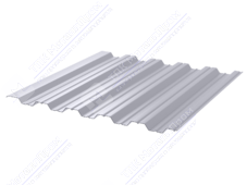 Профнастил полимер НС35 0,7 1000/1060 ПЭ RAL7004 сигнально-серый