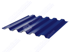 Профнастил полимер С44 0,4 1000/1047 ПЭ RAL5002 ультрамарин