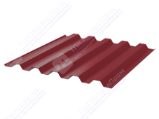 Профнастил полимер С44 0,45 ТУ 1000/1047 ПЭ RAL3003 рубин