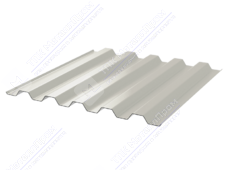 Профнастил полимер С44 0,7 1000/1047 ПЭ RAL9002 серо-белый