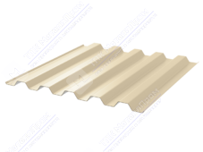 Профнастил полимер С44 0,5 1000/1047 ПЭ RAL1015 светлая слон кость