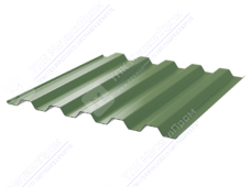 Профнастил полимер С44 0,5 1000/1047 ПЭ RAL6021 бледно-зеленый