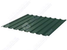 Профнастил полимер СП20 0,4 1100/1150 ПЭ RAL6005 зеленый мох