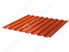 Профнастил полимер СП20 0,5 1100/1150 ПЭ RAL2004 оранжевый