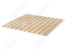 Профнастил полимер С8 0,45 1150/1200 ДПП G6W010P светлое дерево