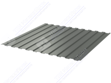 Профнастил полимер С8 0,5 1150/1200 ПЭ RAL7005 темно-серый