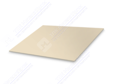 Лист с полимерным покрытием 0,45 мм ПЭ в пленке RAL1014 слоновая кость