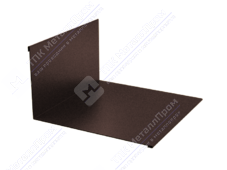 Планка примыкания верхняя 145 250 0,45 2м стандарт ПЭ RAL8017 шоколад К-501