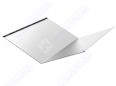 Планка ендовы нижняя 298 298 0,45 3м стандарт ПЭ RAL9003 сигнально-белый К-510