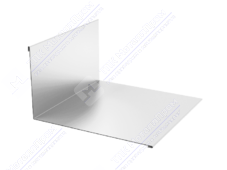 Планка примыкания верхняя 145 250 0,4 2м стандарт ПЭ RAL9003 сигнально-белый К-501