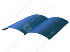 Сайдинг бревно 330/353,5 0,45 ПЭ RAL5005 сигнально-синий