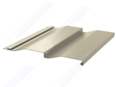 Сайдинг кораб доска 228/255 0,5 ПЭ RAL1015 светлая слон кость