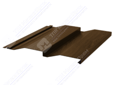 Сайдинг кораб доска 228/255 0,45 ДПП G6К051P мореное дерево