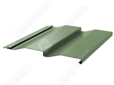 Сайдинг кораб доска 228/255 0,4 ПЭ RAL6021 бледно-зеленый