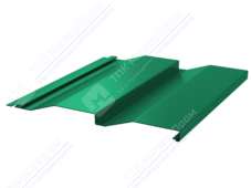 Сайдинг кораб доска 228/255 0,4 ПЭ RAL6029 зеленая мята