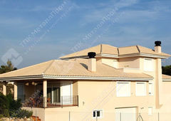 Металлочерепица Монтеррей п/э RAL 1015 (св слон кость) 0,5 мм