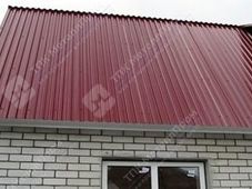 Профнастил С-21 п/э RAL 3005 (красное вино) 0,5 мм