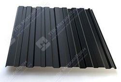 Профнастил МП-20 с покрытием VIMATT RAL 9005 (чёрный янтарь) 0,45 мм