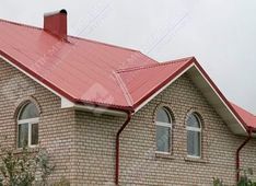 Профнастил МП-20 э RAL 3003 (красный рубин) 0,7 мм