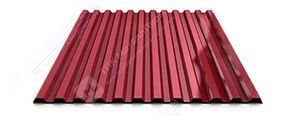 Профнастил С-21 п/э RAL 3003 ( красный рубин) 0,7 мм