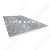 Лист рифленый 10мм x1,5x6м чечевица ст3пс/сп