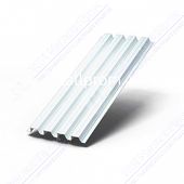 Профнастил белый С-44x1000 0,8 мм