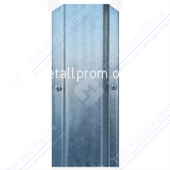 Штакетник металлический п-образный оцинкованный, ширина 85 мм, КВ