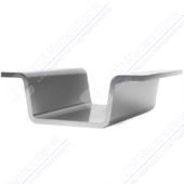 Профиль корытный 55х62х30х2,5 мм