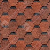 Гибкая черепица Docke Pie Europa Карат (Красный)