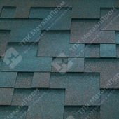 Гибкая черепица Katepal Rocky Однослойная (Медный отлив)